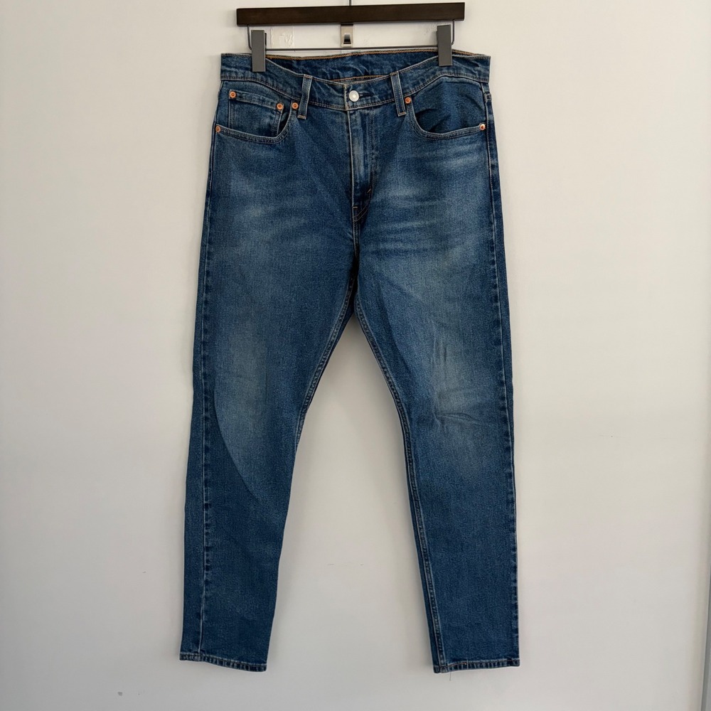 Levis 512 Slim Tapered Jeans Blue Denim Mens W33 L32